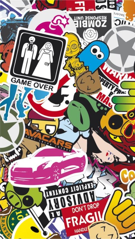 Стикербомбинг JDM