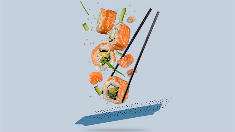 Макет роллы реклама