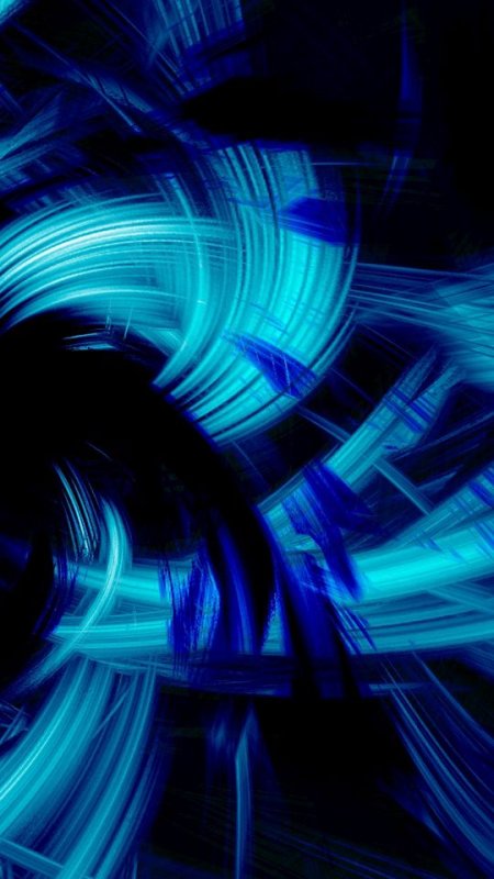 Сине черная абстракция