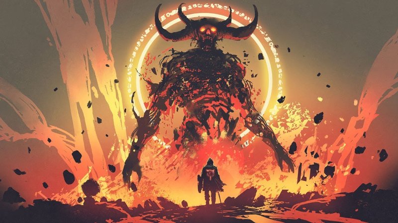 Обои на рабочий стол ад