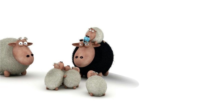 Овечки на рабочий стол