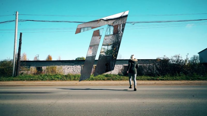 Зеркальные заставки ОРТ 2000-2003