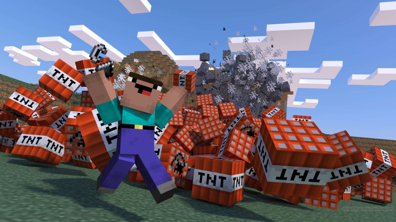 Обои майнкрафт