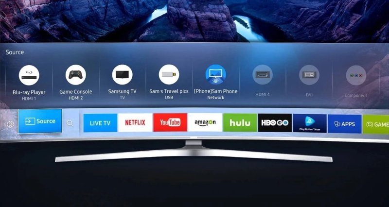 Меню Samsung Smart TV