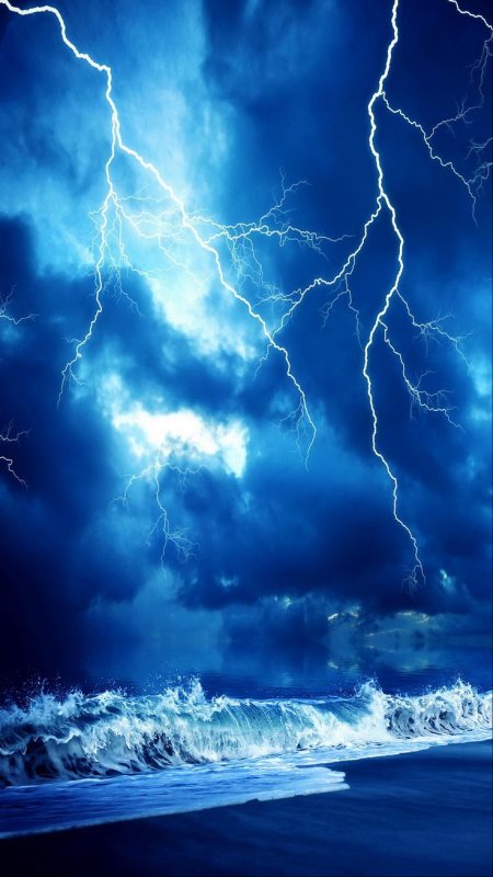 Красивая молния