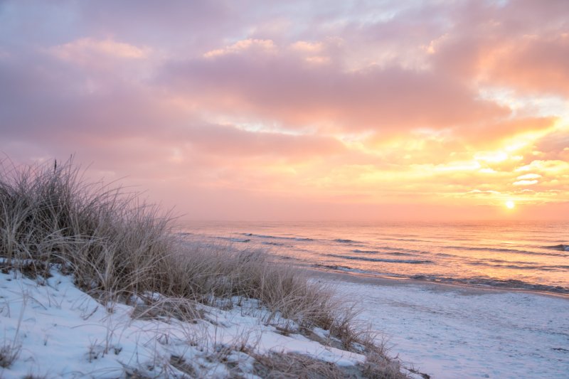 Черное море зимой