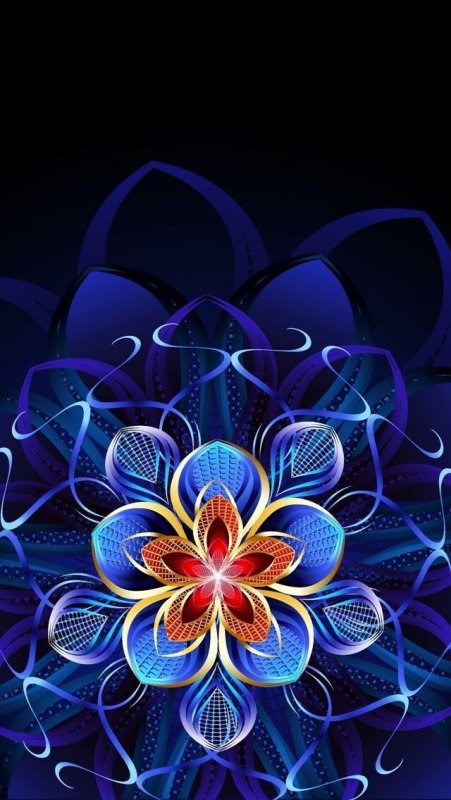 Красивые Неоновые цветы