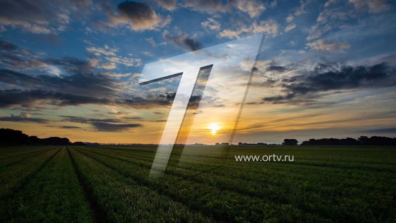 Зеркальная заставка ОРТ деревня