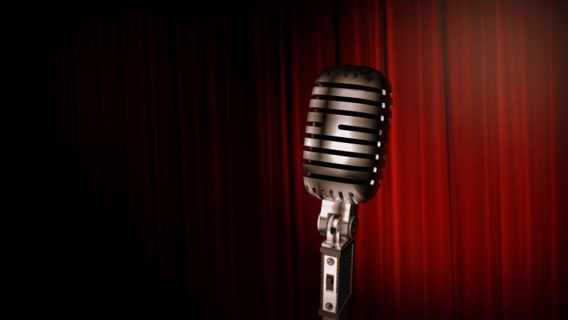 Ретро микрофон