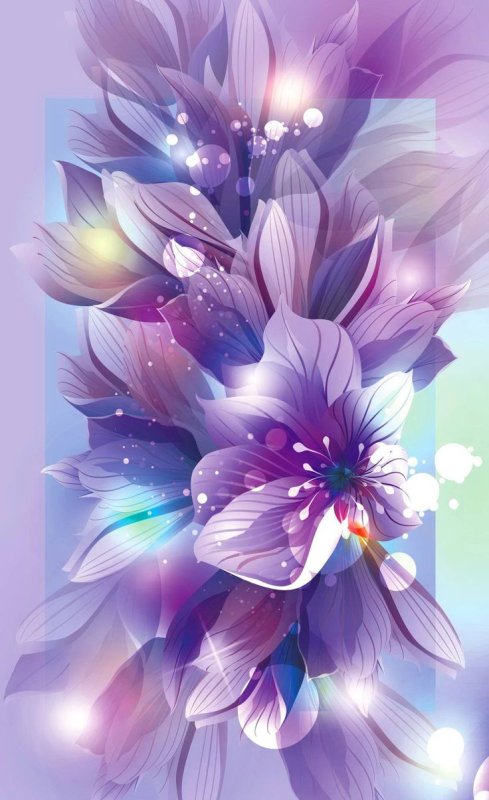 Сиреневые цветы