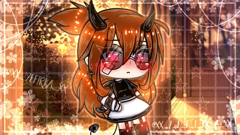 Рыжие ОС В гача лайф