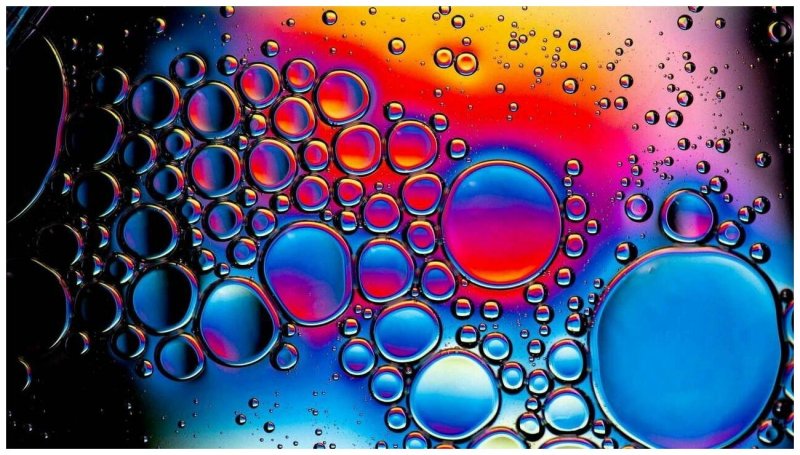 Разноцветные пузырьки