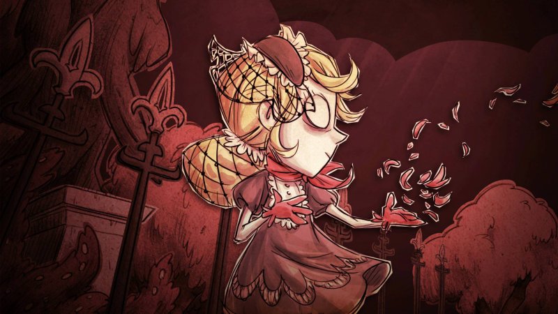 Don't Starve together Венди арт