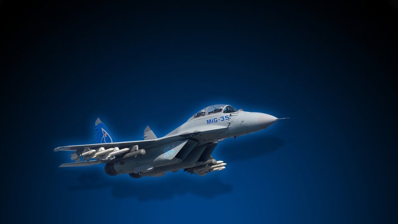 Военный самолет миг 35