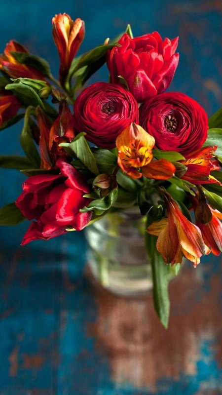 Заставка на телефон цветы букет