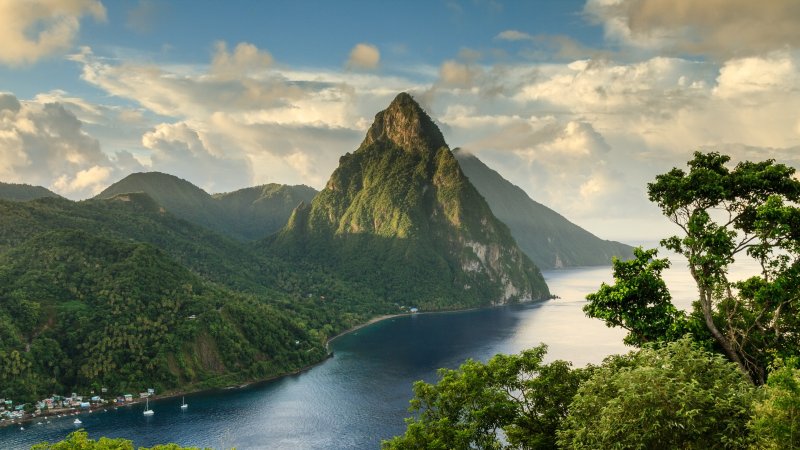 Сент Люсия Нефритовая гора