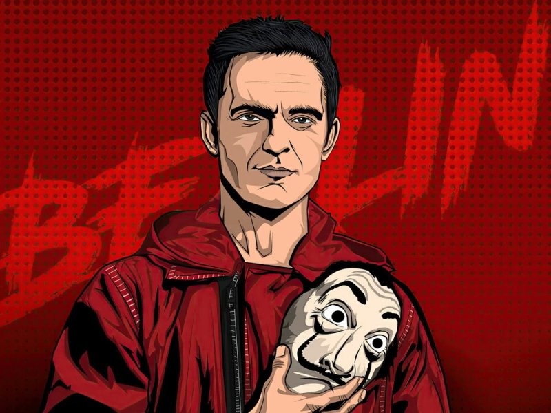 Обои бумажный дом 1920x1080