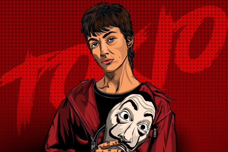 Токио la casa de papel арт