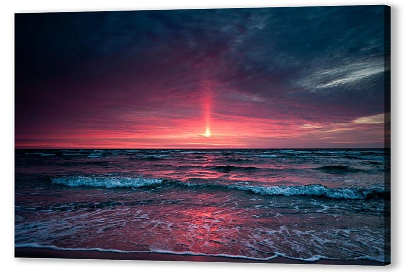 Закат на море