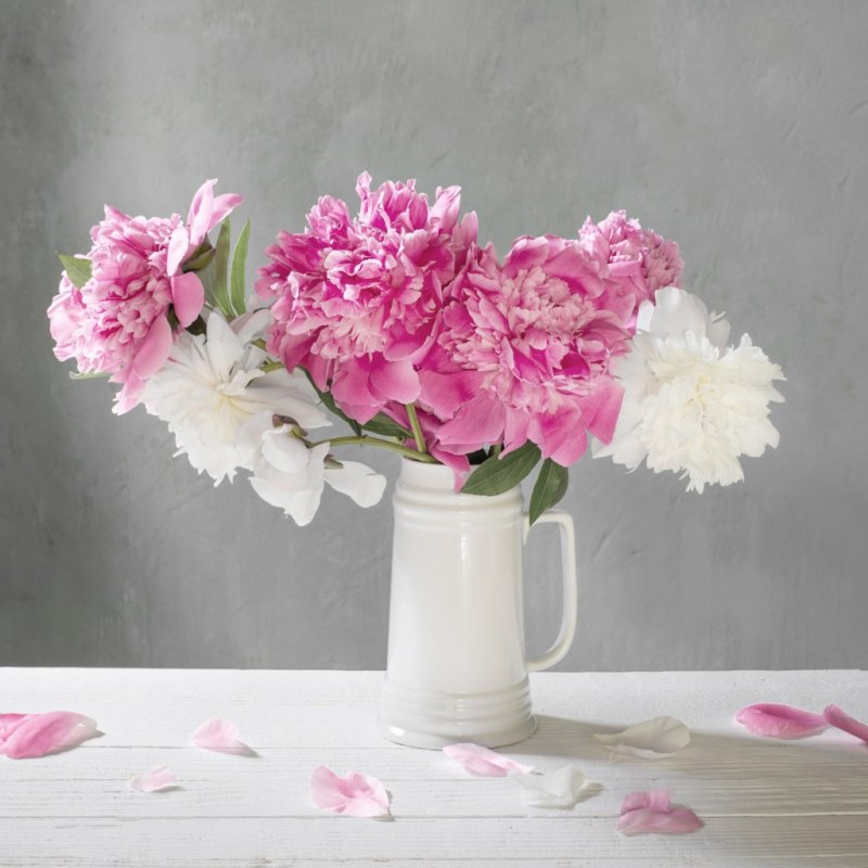 Пионы в вазе