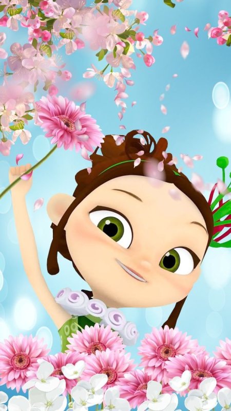 Весна мультяшная