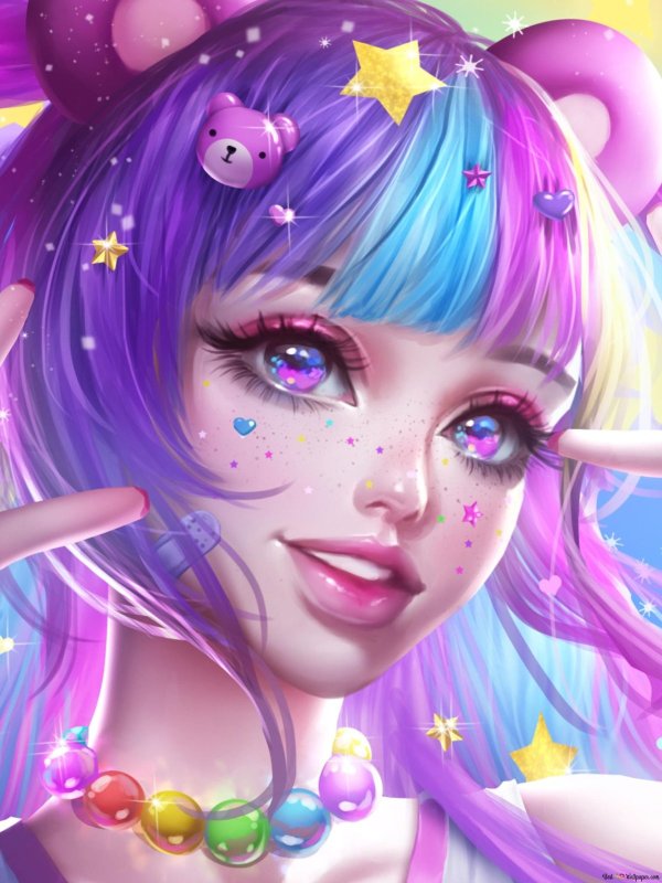 Красивые девушки мультяшные