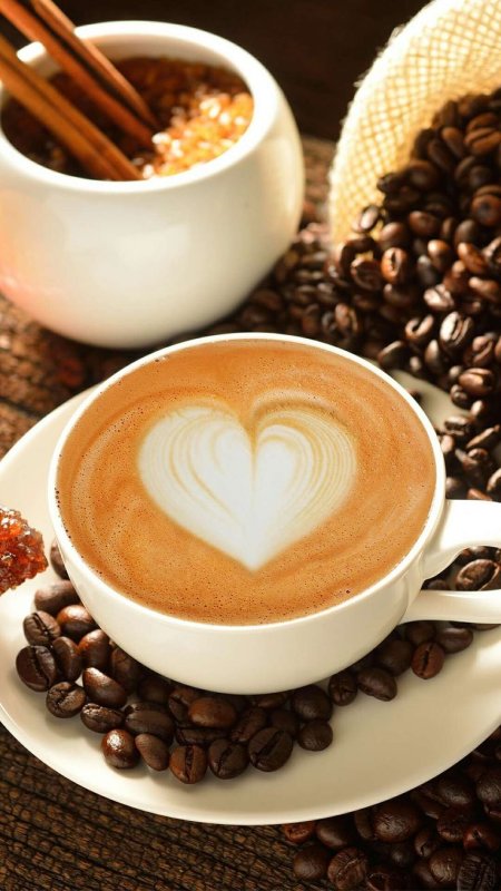 Кофе с сердечком