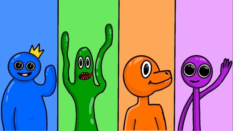 Радужные друзья монстры