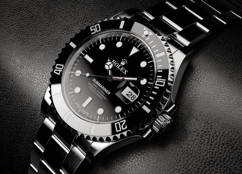 Rolex Submariner Gold Black