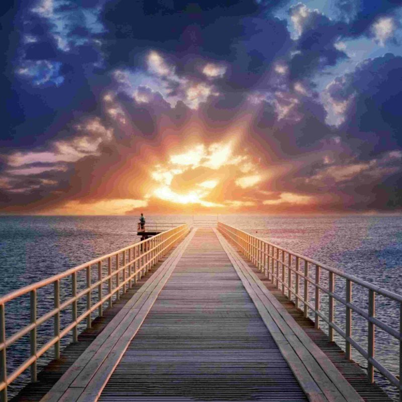 Мост в море