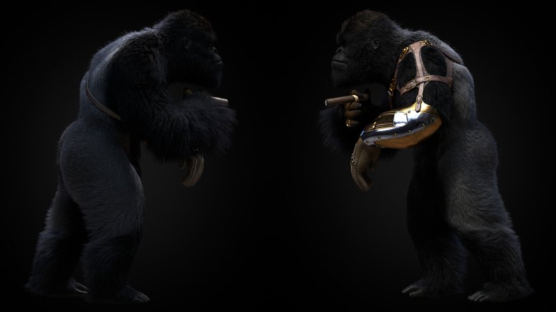 Злая горилла