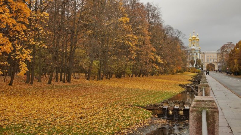 Осень в Царском селе Пушкин