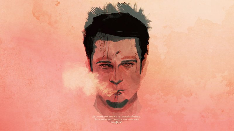 Тайлер Дерден и Эдвард Нортон