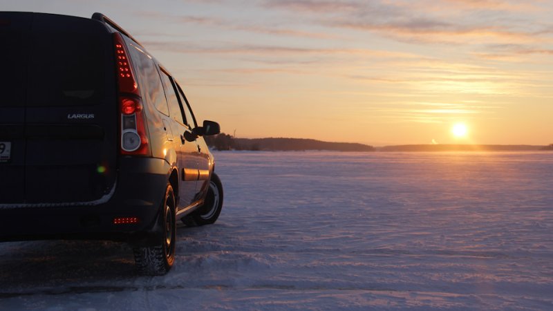 Ларгус ночью