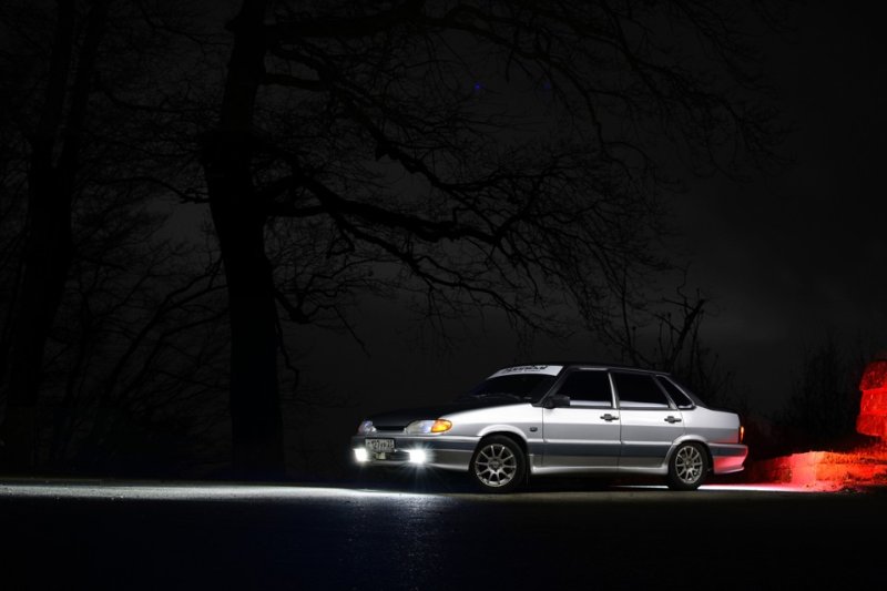 ВАЗ 2115 на закате