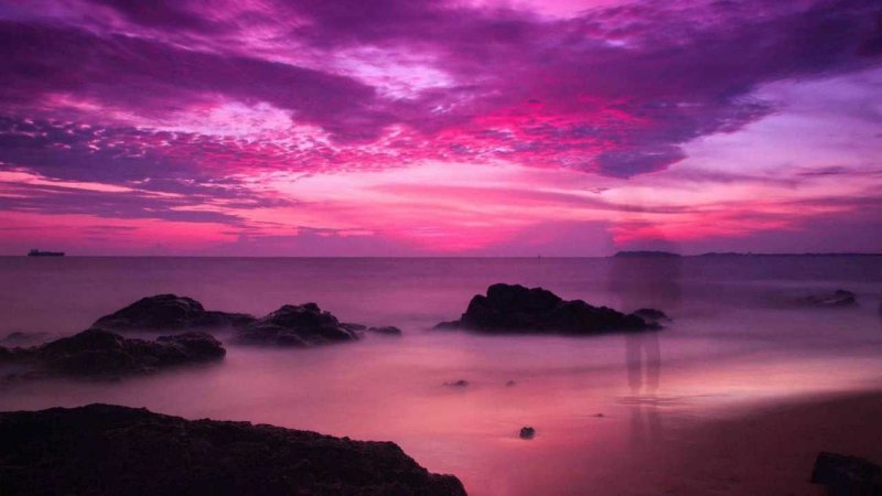 Розовое небо