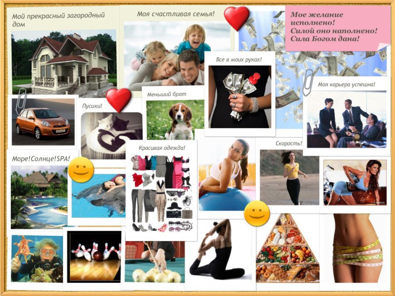 Доска визуализации желаний