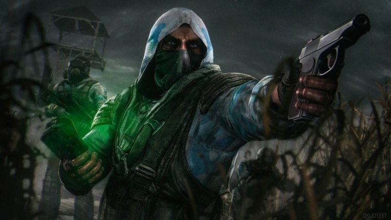 Сталкер группировка чистое небо арт