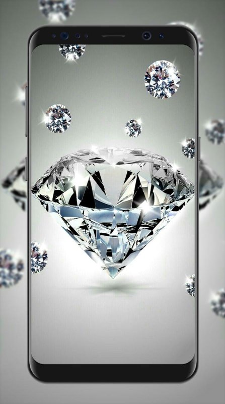 Бриллианты на черном фоне