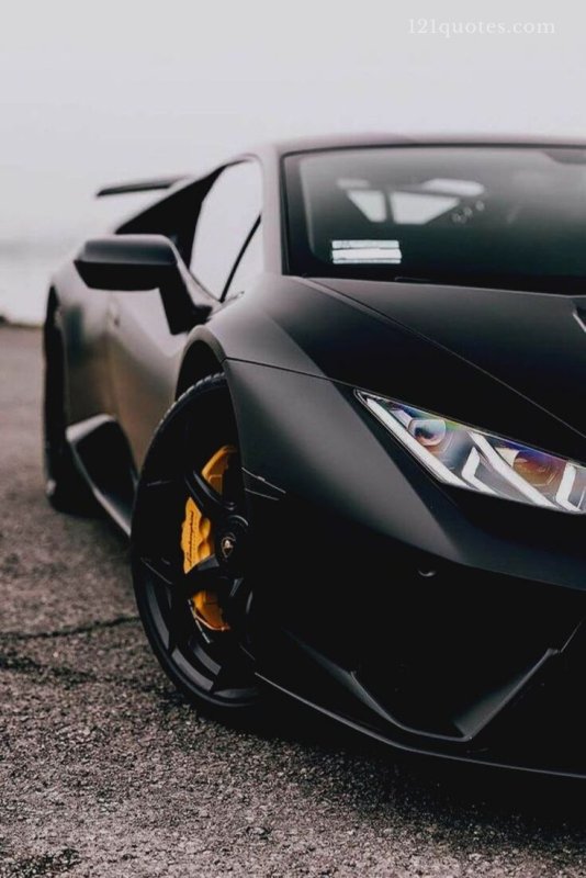 Lamborghini Aventador 4k Black