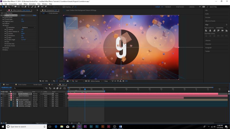 Adobe after Effects Интерфейс