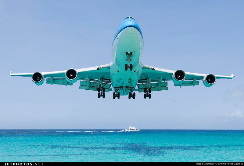 Боинг 747 взлет