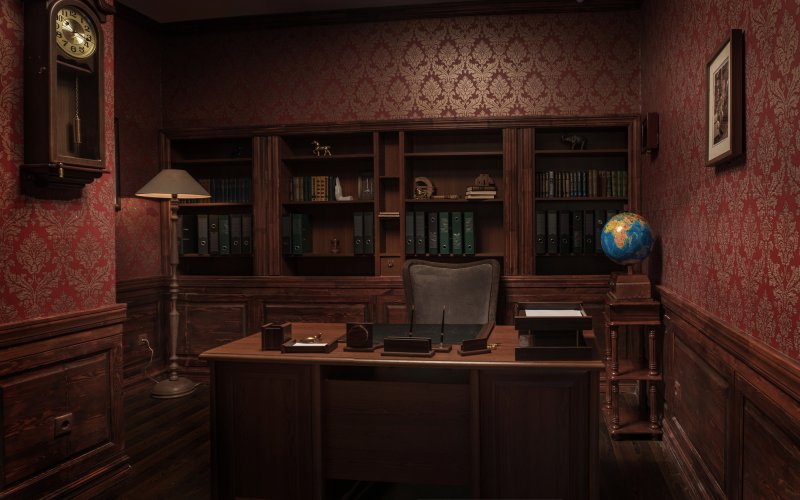 Кабинет в стиле сталинский Ампир