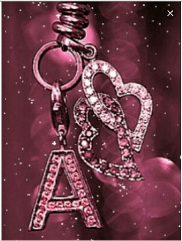 Буква а в сердечке