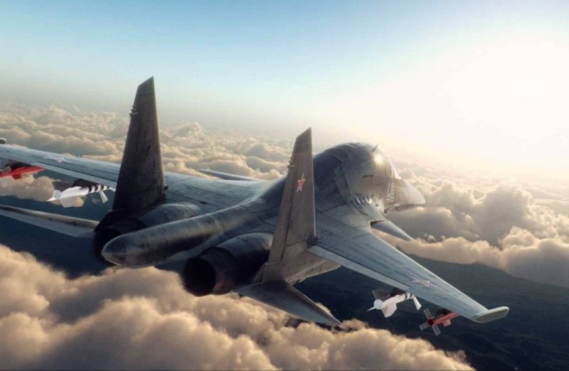 Су-34 бомбардировщик