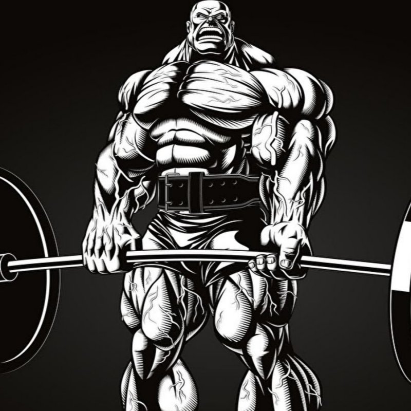 Картинки бодибилдинг рисунки