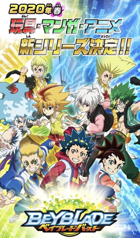 Beyblade Burst 1 сезон Постер