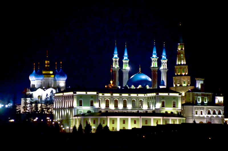 Ночной Кремль Казань
