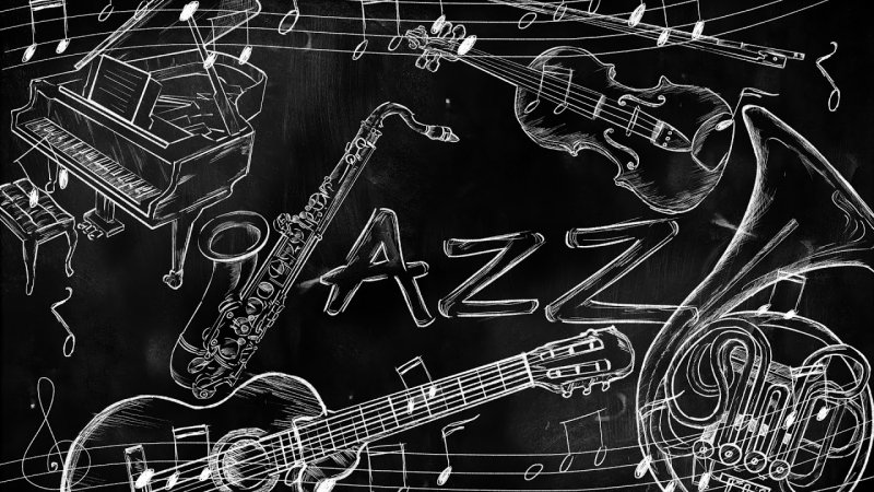 Музыкальные инструменты фон