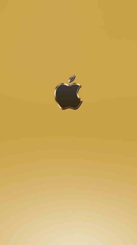 Золотой логотип Apple